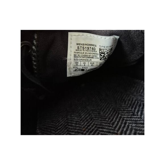 Sperry Top Sider Men Daytona 2 Eye Tailored Boat Shoes Wool Grey US 10 - Picture 6 of 6